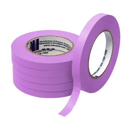 Nevs 1/2" wide x 60yd Violet Labeling Tape T-050-Violet